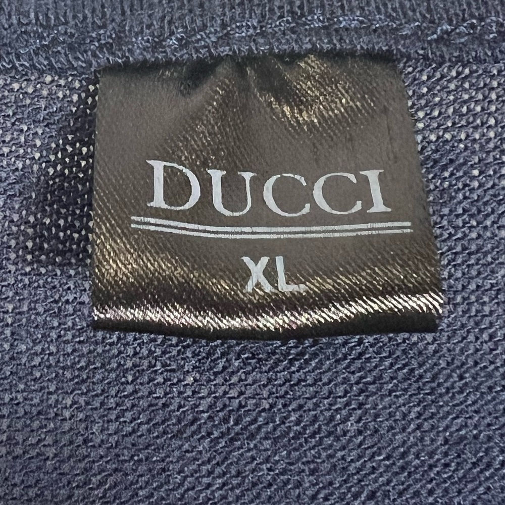 DUCCI Navy Poncho Sweater Oversized with Uneven Bottom size XL - Picture 9 of 11